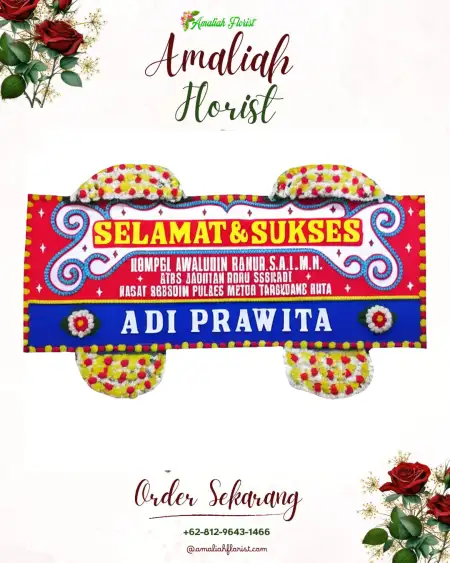 Papan Bunga Ucapan Selamat Airnona